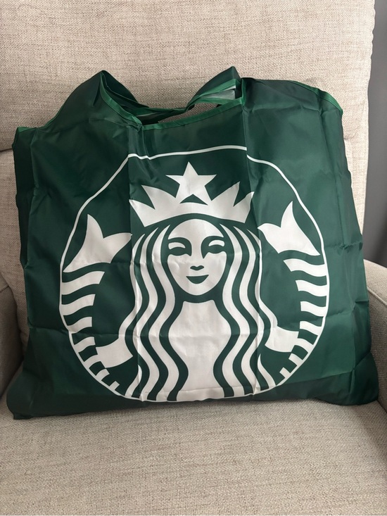Starbucks Handbags - Starbucks Reusable Dark Green Tote Bag with White Siren Logo